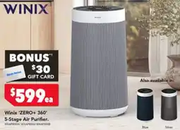 Harvey Norman Winix zero+ 360 5-stage air purifier offer