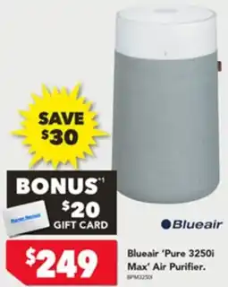 Harvey Norman Blueair pure 3250i max air purifier offer