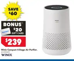 Harvey Norman Winix compact 4-stage air purifier offer