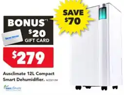 Harvey Norman Ausclimate compact smart dehumidifier offer
