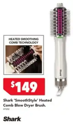 Harvey Norman Shark smoothstyle heated comb blow dryer brush offer