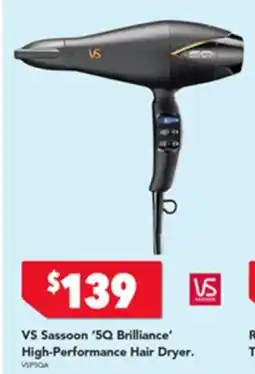 Harvey Norman Vs sassoon 5q brilliance high-performance hair dryer offer
