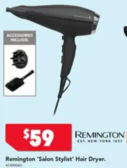Harvey Norman Remington salon stylist hair dryer offer