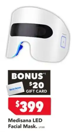 Harvey Norman Medisana led facial mask offer