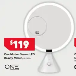 Harvey Norman One motion sensor led beauty mirror offer
