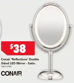 Harvey Norman Conair reflections double sided led mirror offer