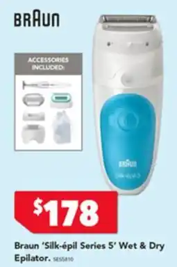 Harvey Norman Braun silk-épil series 5 wet & dry epilator offer