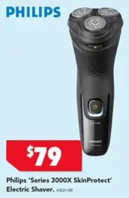 Harvey Norman Philips series 3000x skinprotect electric shaver offer