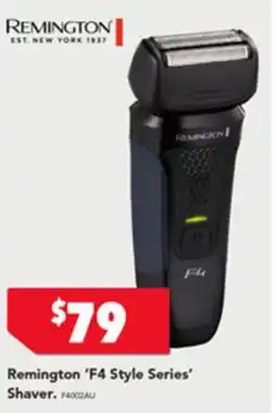 Harvey Norman Remington f4 style series shaver offer