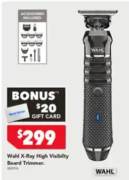 Harvey Norman Wahl x-ray high visibilty beard trimmer offer