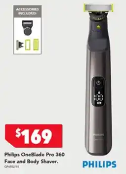 Harvey Norman Philips oneblade pro 360 face and body shaver offer
