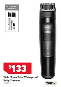 Harvey Norman Wahl aqua trim waterproof body trimmer offer