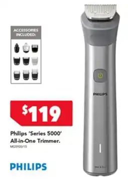 Harvey Norman Philips series 5000 all-in-one trimmer offer
