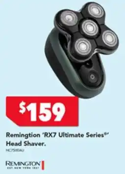 Harvey Norman Remingtion rx7 ultimate series head shaver offer