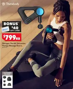 Harvey Norman Theragun pro g5 percussive therapy massage device offer