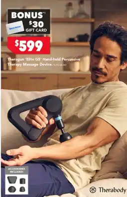 Harvey Norman Theragun elite gs hand-held percussive therapy offer