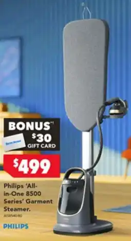 Harvey Norman Philips all- in-one 8500 series garment steamer offer