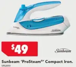 Harvey Norman Sunbeam prosteam compact iron offer