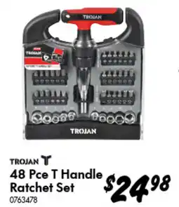 Bunnings Trojan t 48 pce t handle ratchet set offer