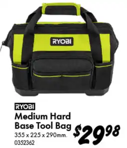 Bunnings Ryobi medium hard base tool bag offer