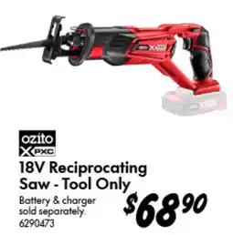Bunnings Ozito xpxc 18v reciprocating saw offer