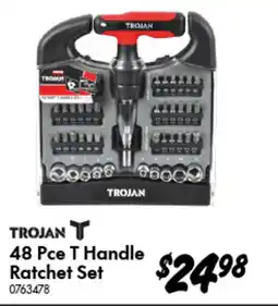 Bunnings Trojan t 48 pce t handle ratchet set offer
