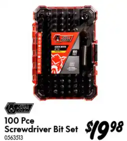 Bunnings Full boar 100 pce screwdriver bit set offer
