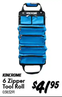 Bunnings Kincrome 6 zipper tool roll offer