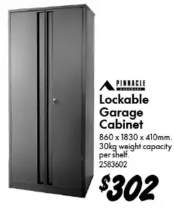 Bunnings Lockable Garage Cabinet offer