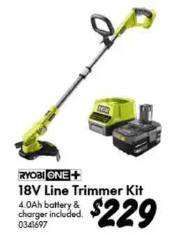 Bunnings 18V Line Trimmer Kit offer