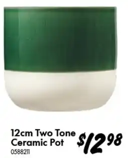 Bunnings Two Tone Ceramic Pot offer