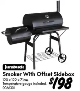 Bunnings Smoker With Offset Sidebox offer