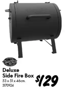 Bunnings Deluxe Side Fire Box offer