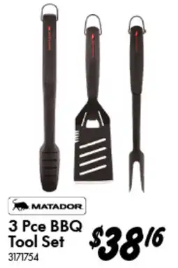 Bunnings 3 Pce BBQ Tool Set offer