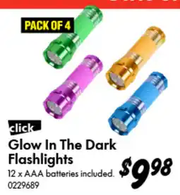 Bunnings Glow In The Dark Flashlights offer