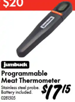 Bunnings Programmable Meat Thermometer offer