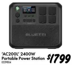 Bunnings BLUETTI AC200L 2400W Portable Power Station offer
