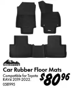 Bunnings Car Rubber Floor Mats offer
