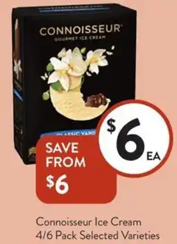Foodworks Connoisseur Ice Cream offer