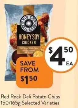 Foodworks Red Rock Deli Potato Chips offer