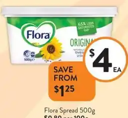 Foodworks Flora Spread offer