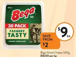 Foodworks Bega Sliced Cheese offer