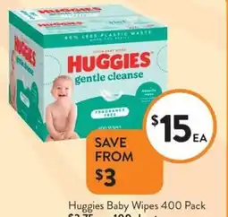 Foodworks Huggies Baby Wipes offer