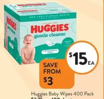 Foodworks Huggies Baby Wipes offer