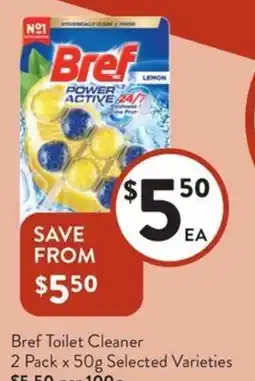 Foodworks Bref Toilet Cleaner offer