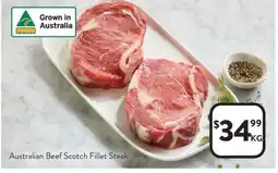 Foodworks Australian Beef Scotch Fillet Steak offer