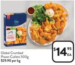 Foodworks Global Crumbed Prawn Cutlets offer