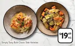 Foodworks Simply Tasty Bulk Classic Side offer