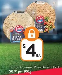 Foodworks Tip Top Gourmet Pizza Bases offer