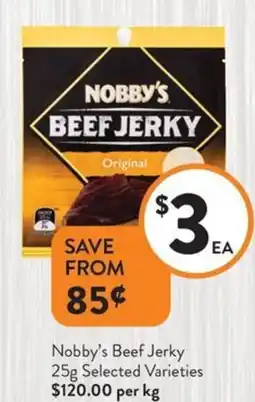 Foodworks Nobby's Beef Jerky offer
